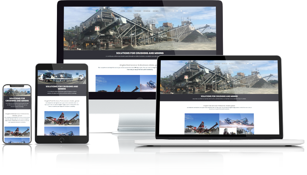 Klcrusher Website Mockup